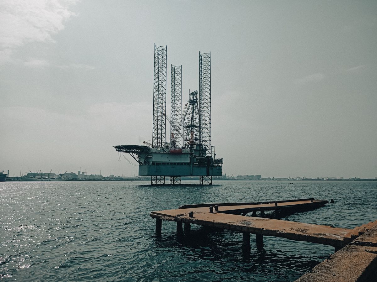 Illustrative offshore energy infrastructure, not the actual chambers